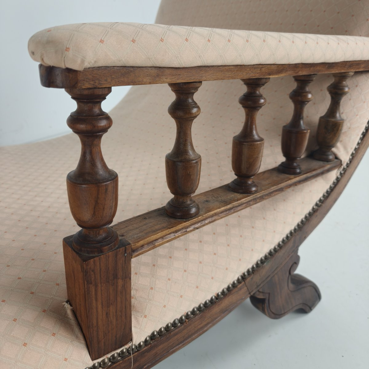 Late 19th Century Antique Chaise Longue/daybed - England-photo-7