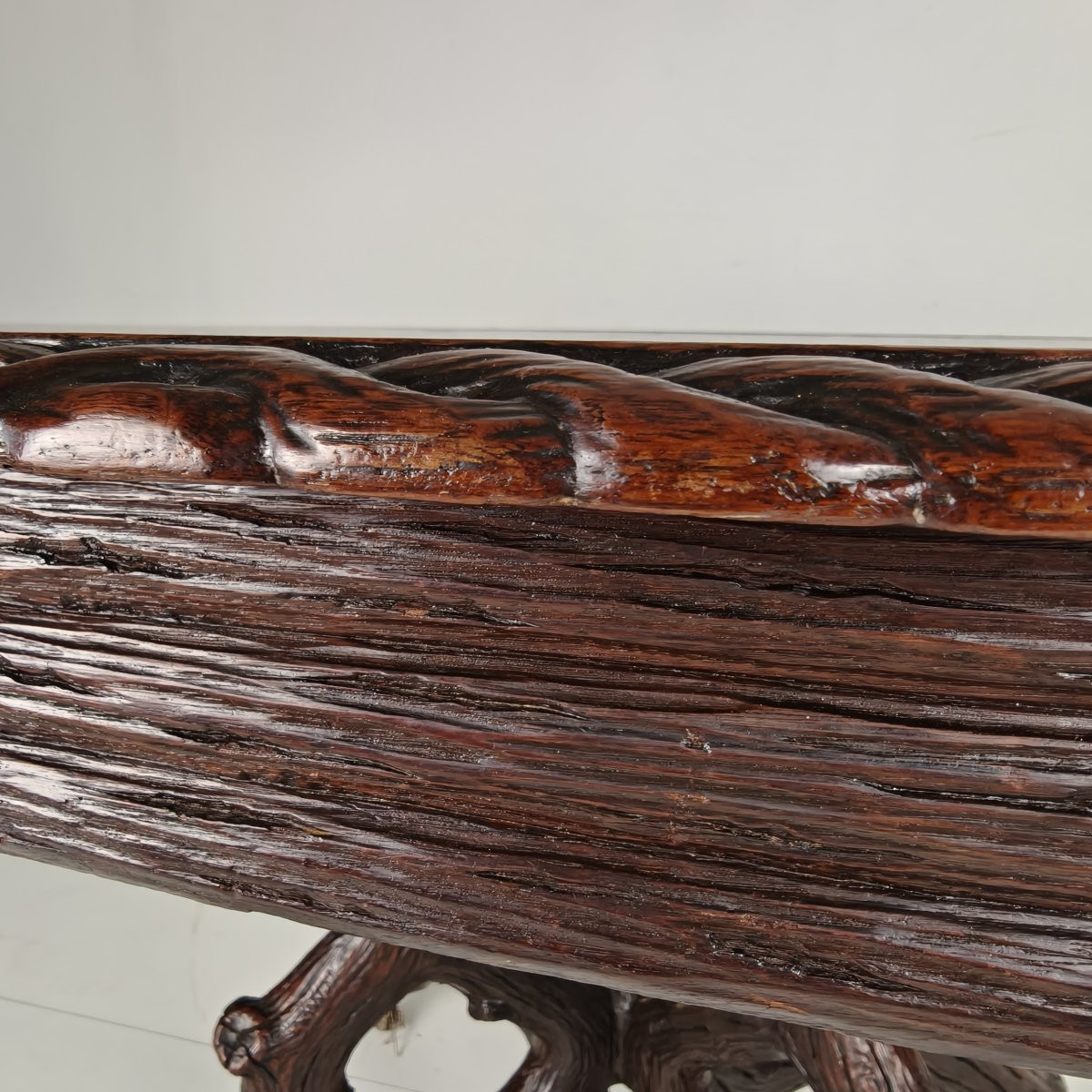 Table Centrale Forêt-Noire par Matthijs Horrix pour Horrix Den Haag, 1890s-photo-3