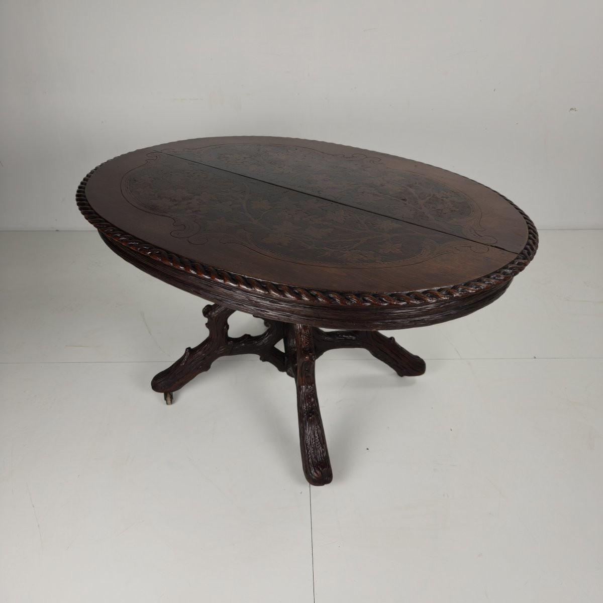 Table Centrale Forêt-Noire par Matthijs Horrix pour Horrix Den Haag, 1890s-photo-5