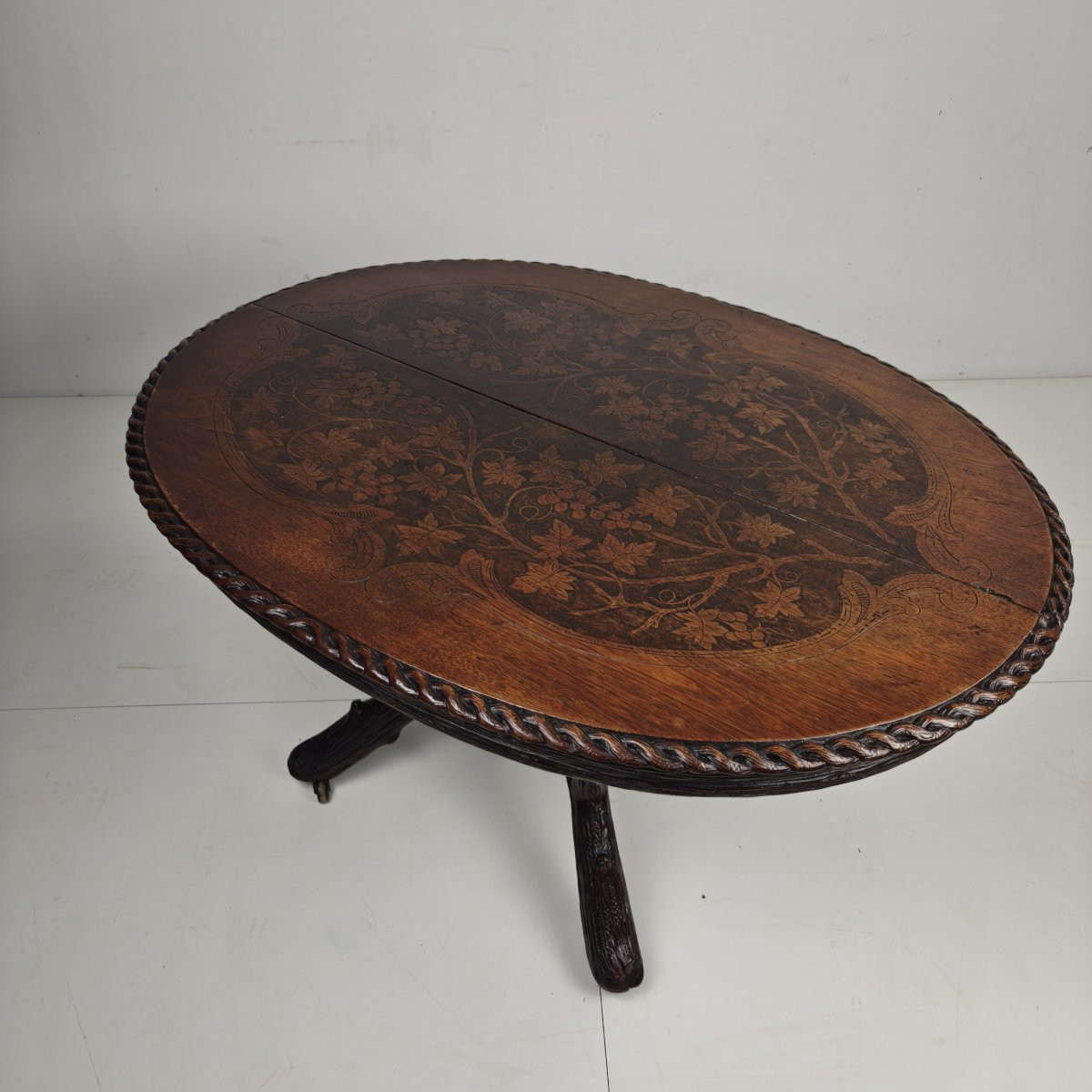 Table Centrale Forêt-Noire par Matthijs Horrix pour Horrix Den Haag, 1890s-photo-6