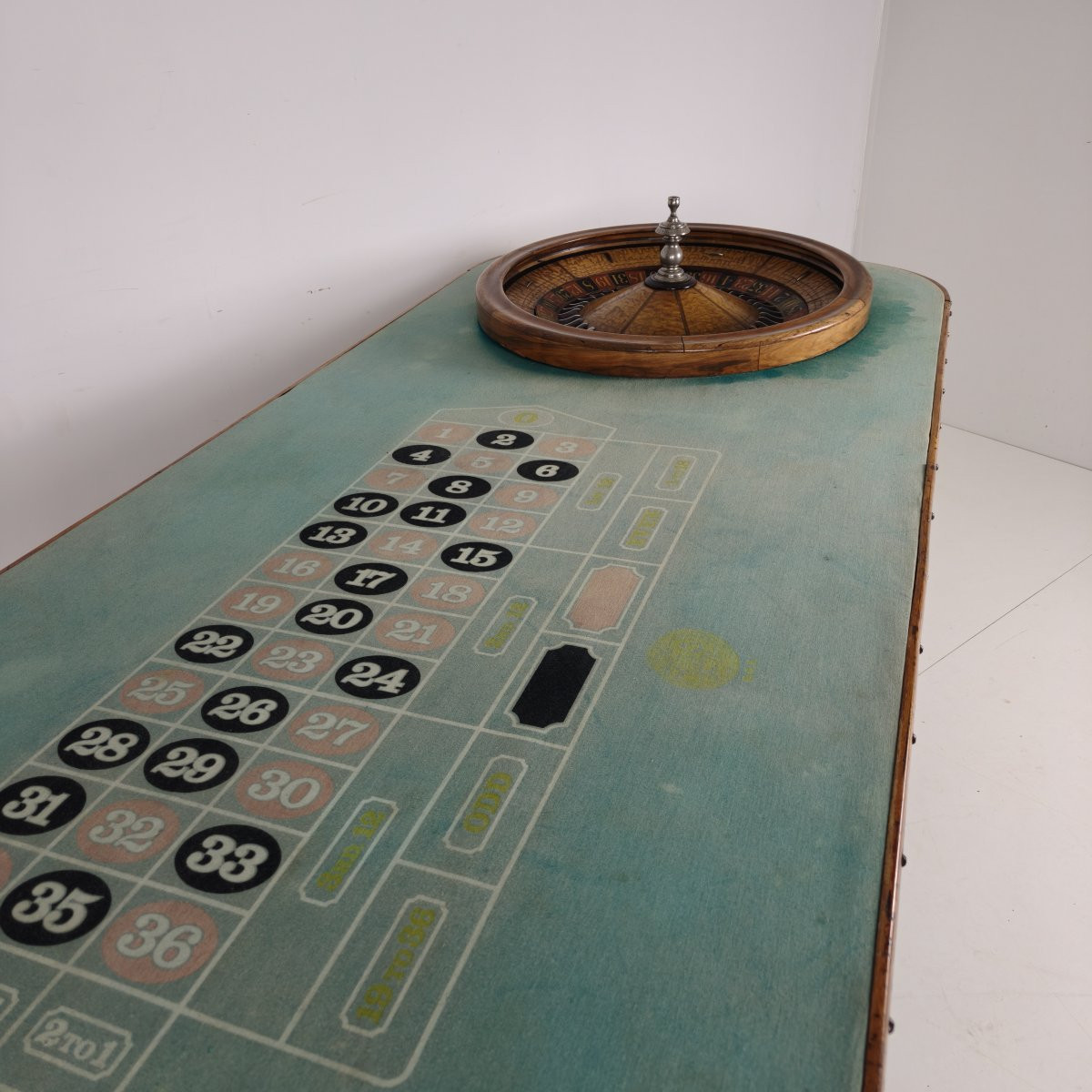 Table de roulette ancienne Mason & Co – Denver, Colorado, début du XXe siècle-photo-4