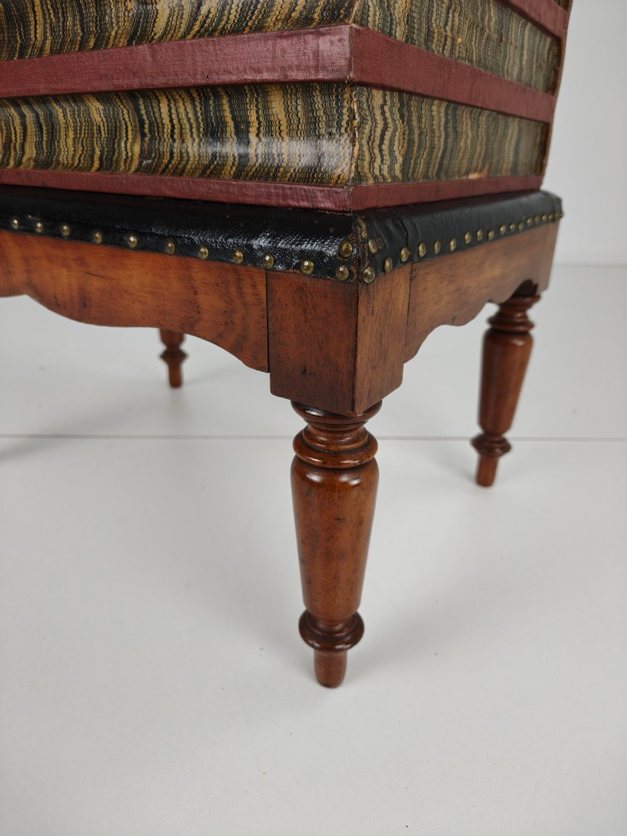 Coffret à livres en simili cuir sur support peint – Angleterre, vers 1830-photo-4