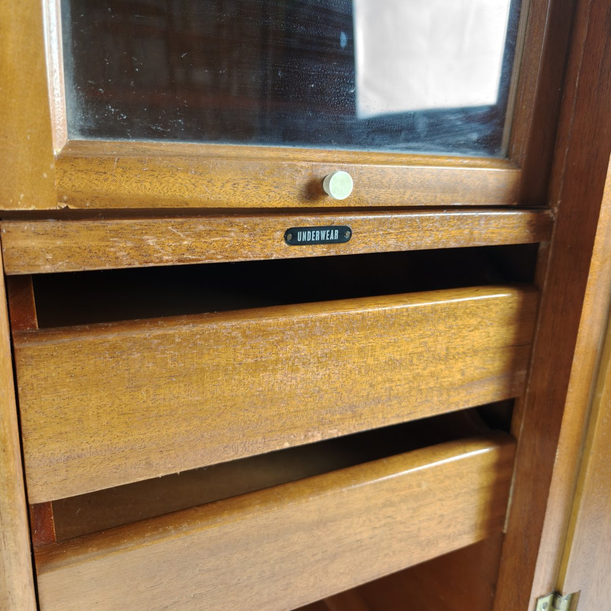 Armoire de gentleman Art Déco anglaise par Wrighton Furniture-photo-2