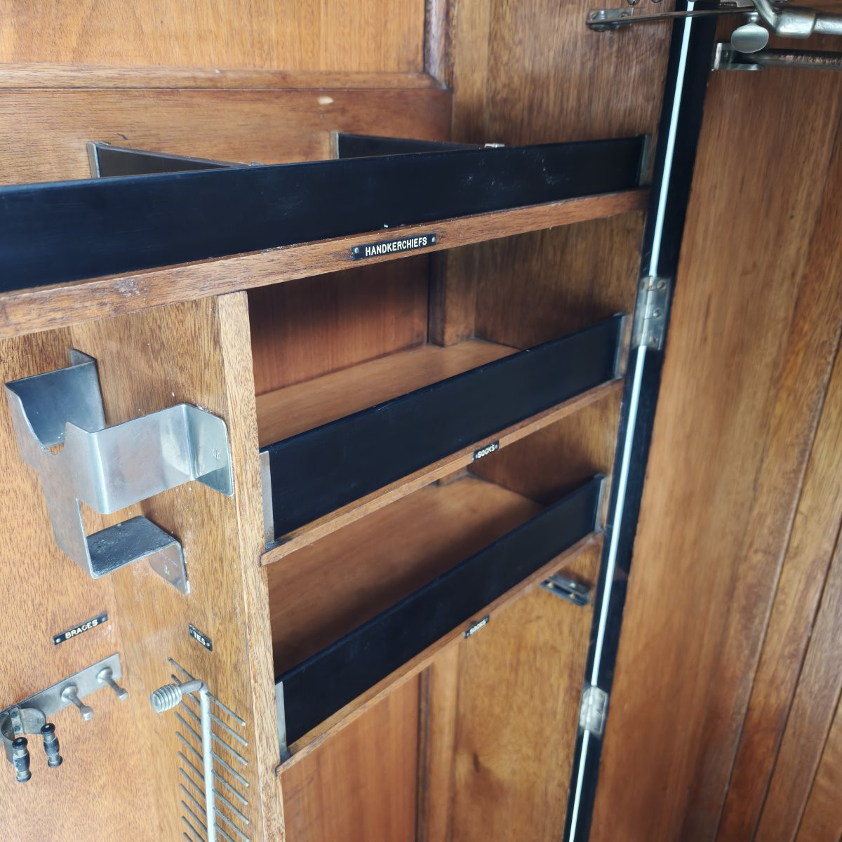 Armoire de gentleman Art Déco Compacton – 1920-photo-5