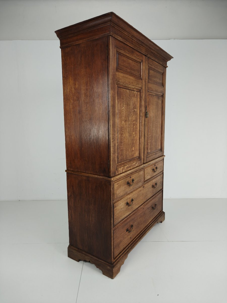 Howard & Son Antique Closet, Berners Street, Light Oak, 19th Century-photo-8