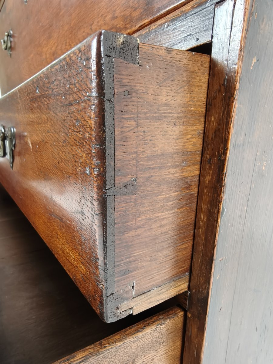 George III Country Chest Of Drawers / Chest On Chest-photo-6