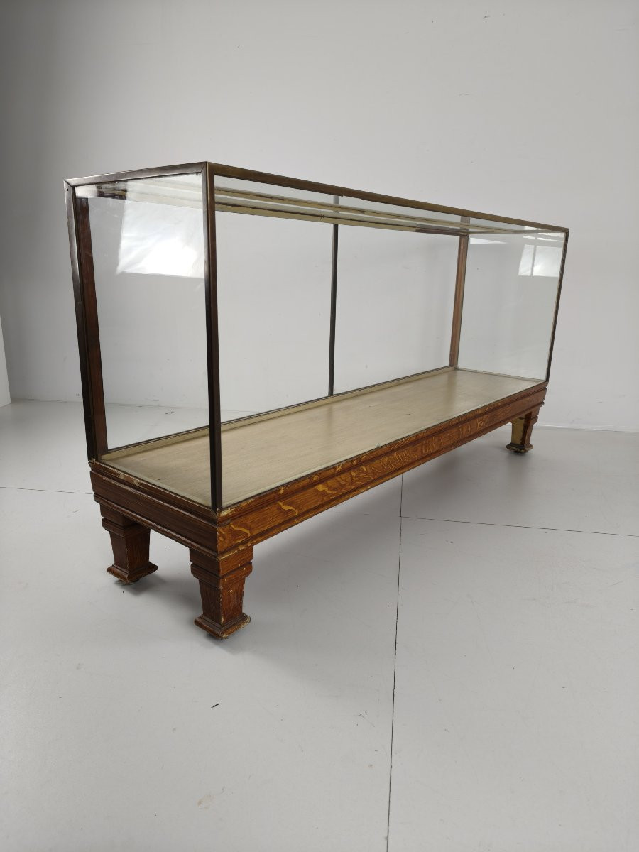 Antique English Brass Store Counter - Thin Model With Graduations In Yards-photo-4