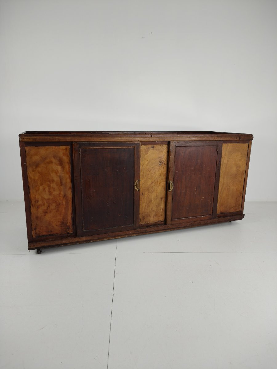Antique English Display Counter With Mirror - Circa 1920-photo-8