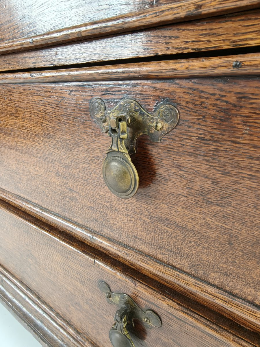 18th Century Dutch Oak Cabinet - Luierkabinet-photo-4