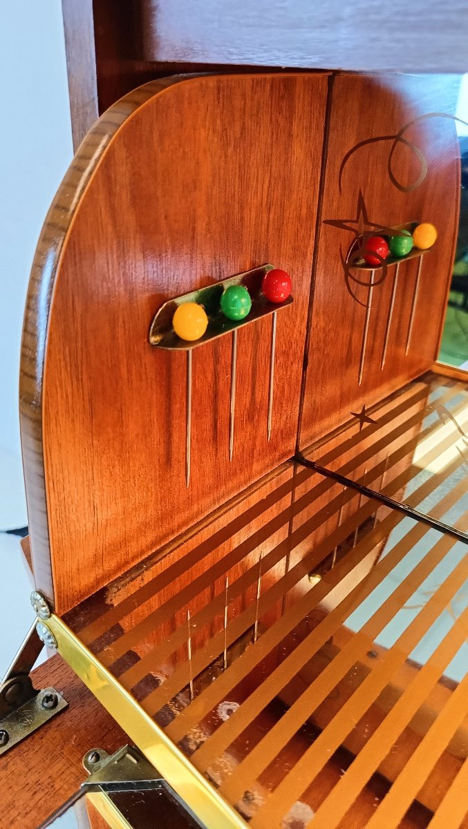 Vintage Cocktail Bar “sureline” – George Serlin & Sons (1950s)-photo-4