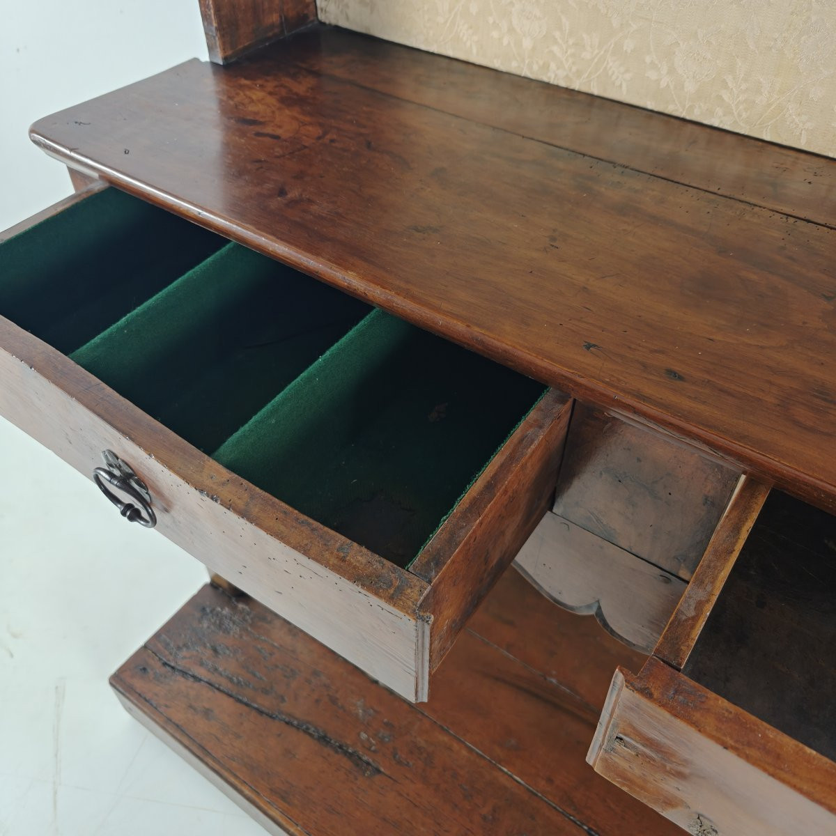 English Georgian Chest Of Drawers - Solid Oak, Circa 1800-photo-1