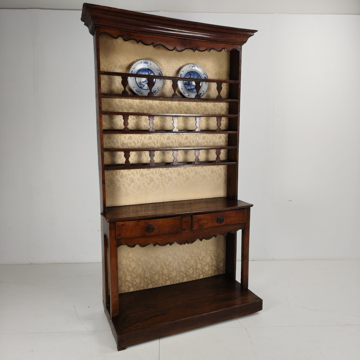 English Georgian Chest Of Drawers - Solid Oak, Circa 1800-photo-8