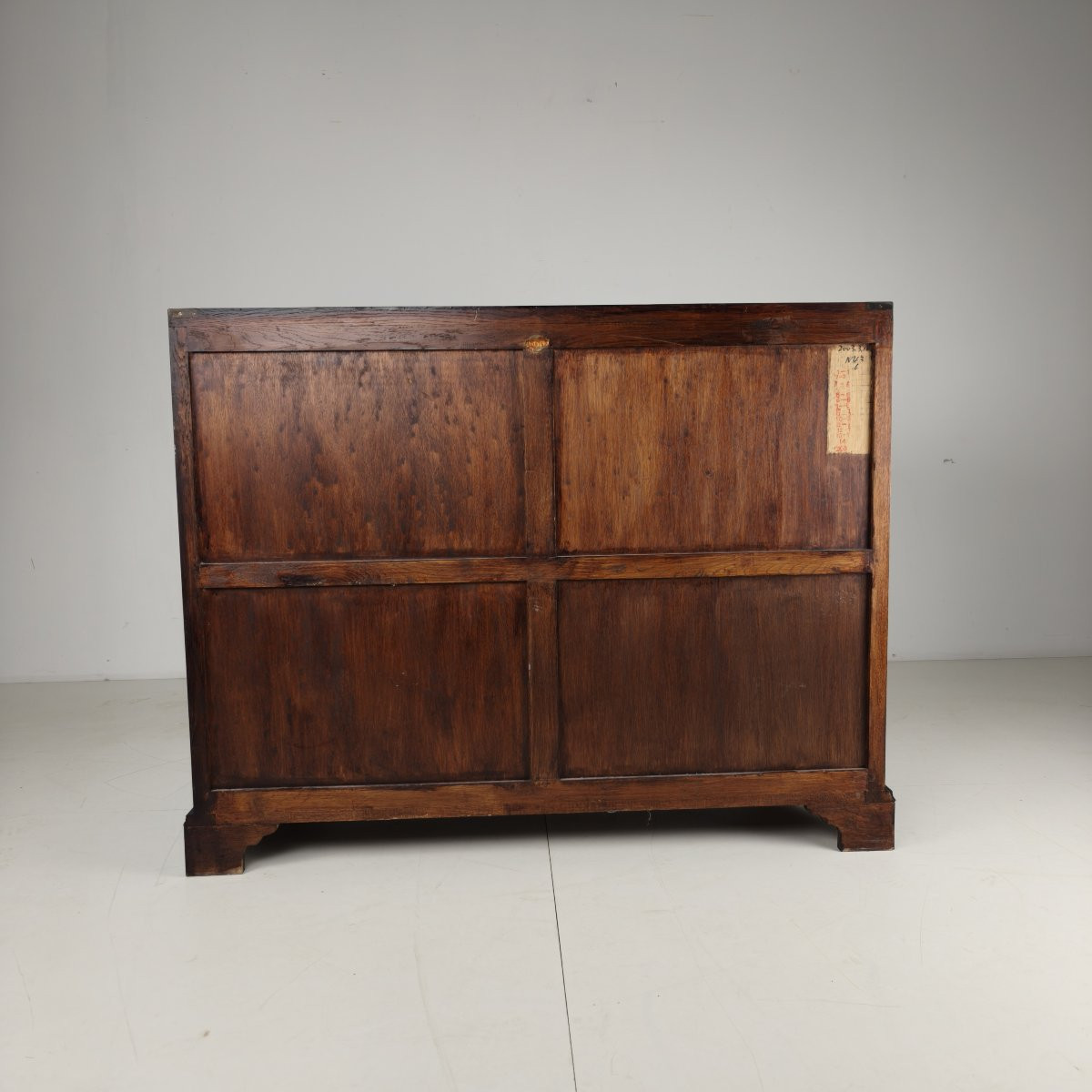 English Country Chest Of Drawers With Brass Fittings - 20th Century-photo-7