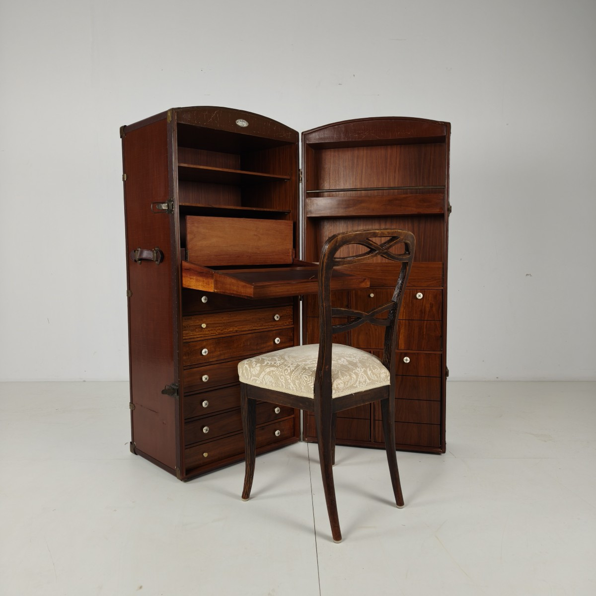 Bureau de campagne Starbay Nautical Steamer Trunk – XXe siècle