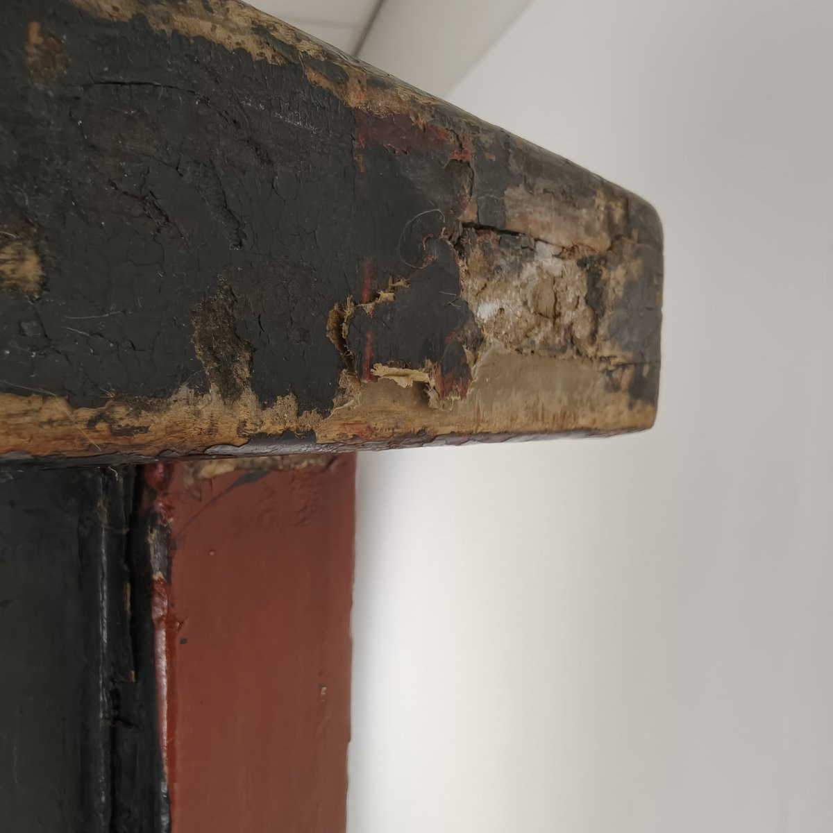 Cabinet ancien chinois en laque rouge, fin XIXe / début XXe siècle.-photo-7