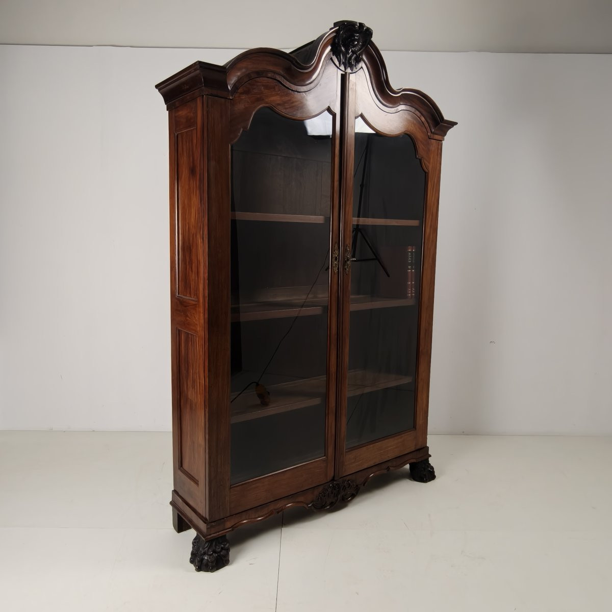 Bibliothèque/vitrine hollandaise du XVIIIe siècle, vers 1760-1780-photo-3