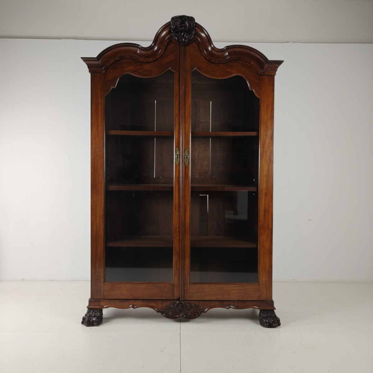 Bibliothèque/vitrine hollandaise du XVIIIe siècle, vers 1760-1780