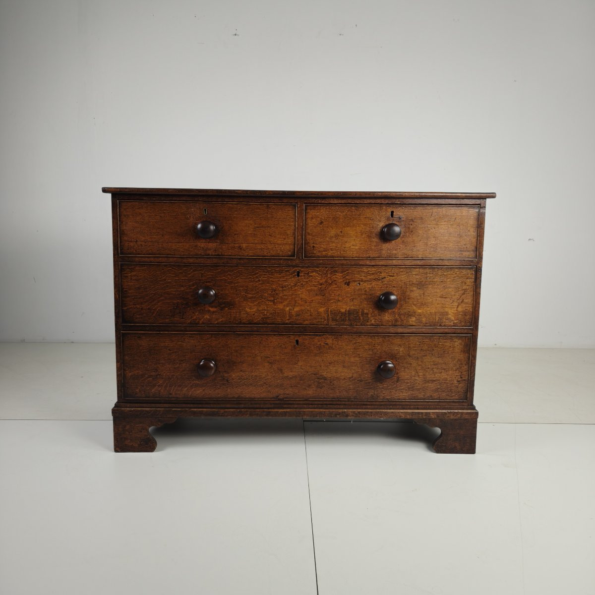 Victorian Oak Chest Of Drawers, Circa 1860-1880.-photo-4