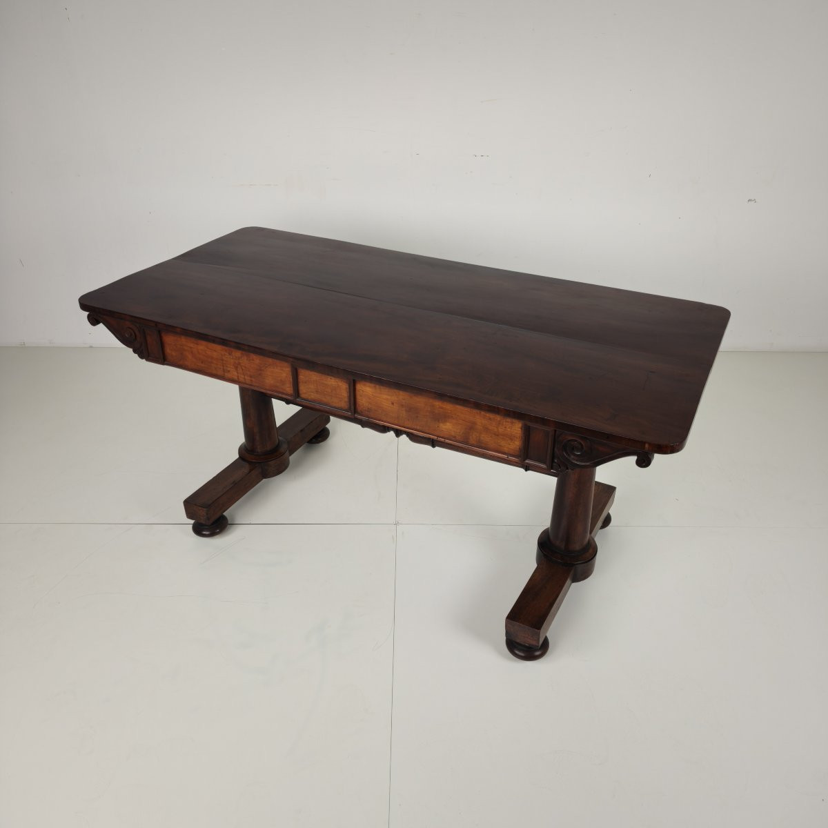 Early 19th Century English Regency / William IV Library Writing Table-photo-3