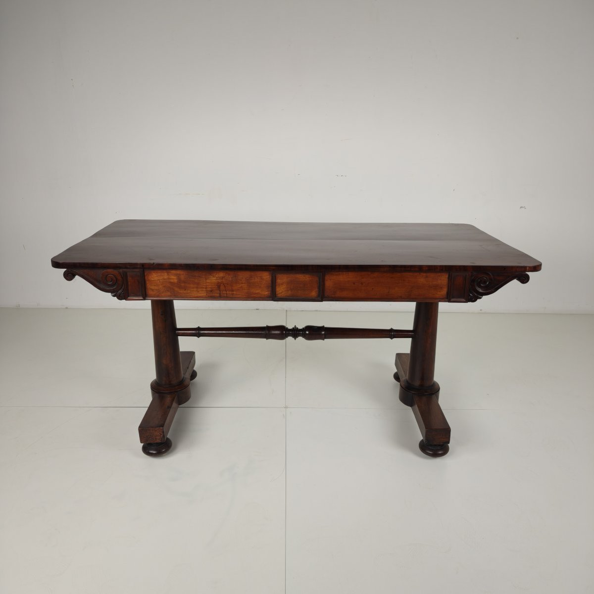 Early 19th Century English Regency / William IV Library Writing Table-photo-4