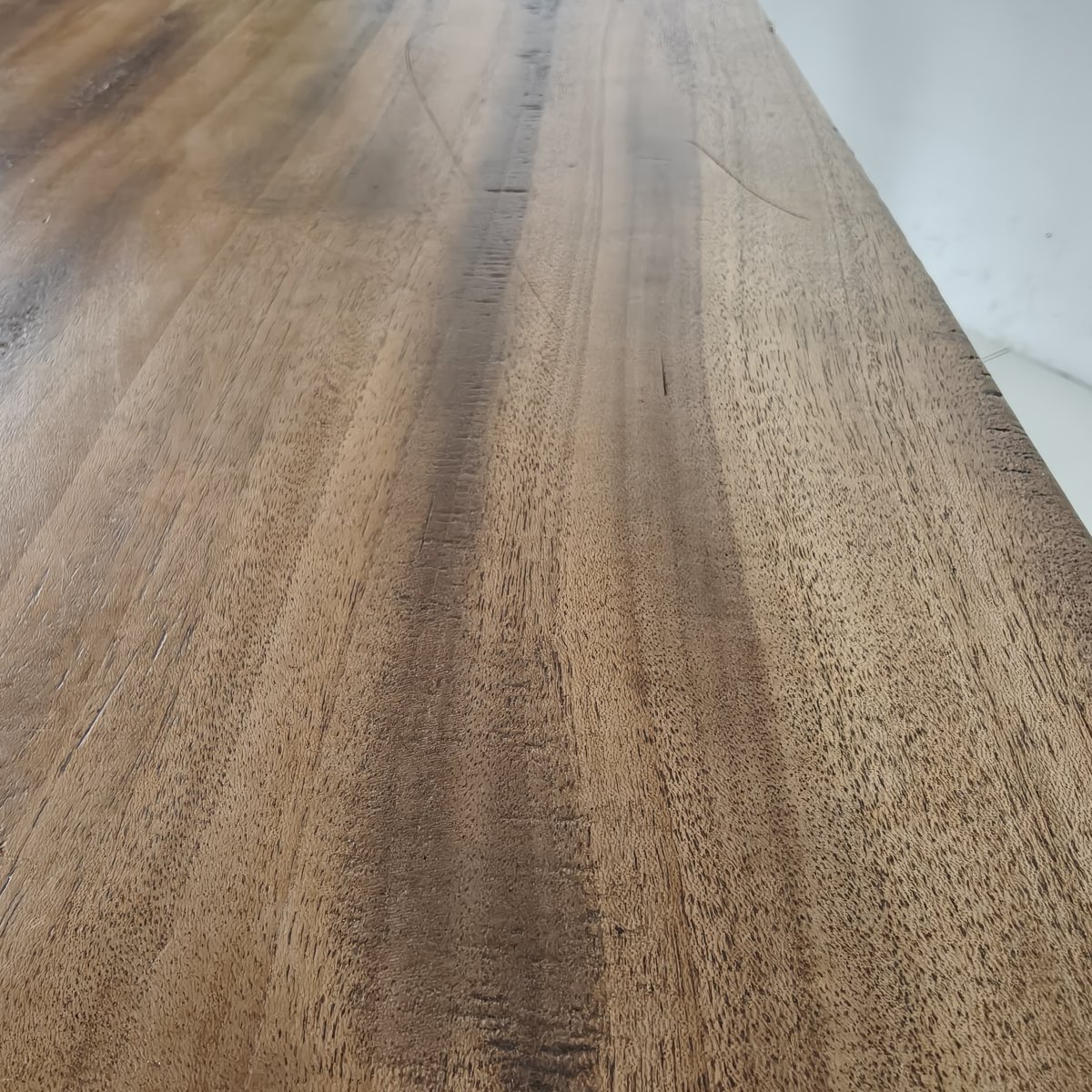 Table de salle à manger espagnole en bois massif – XXe siècle-photo-2