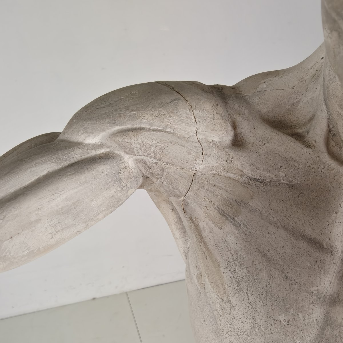 Anatomical Skeleton Model – Plaster Sculpture-photo-4