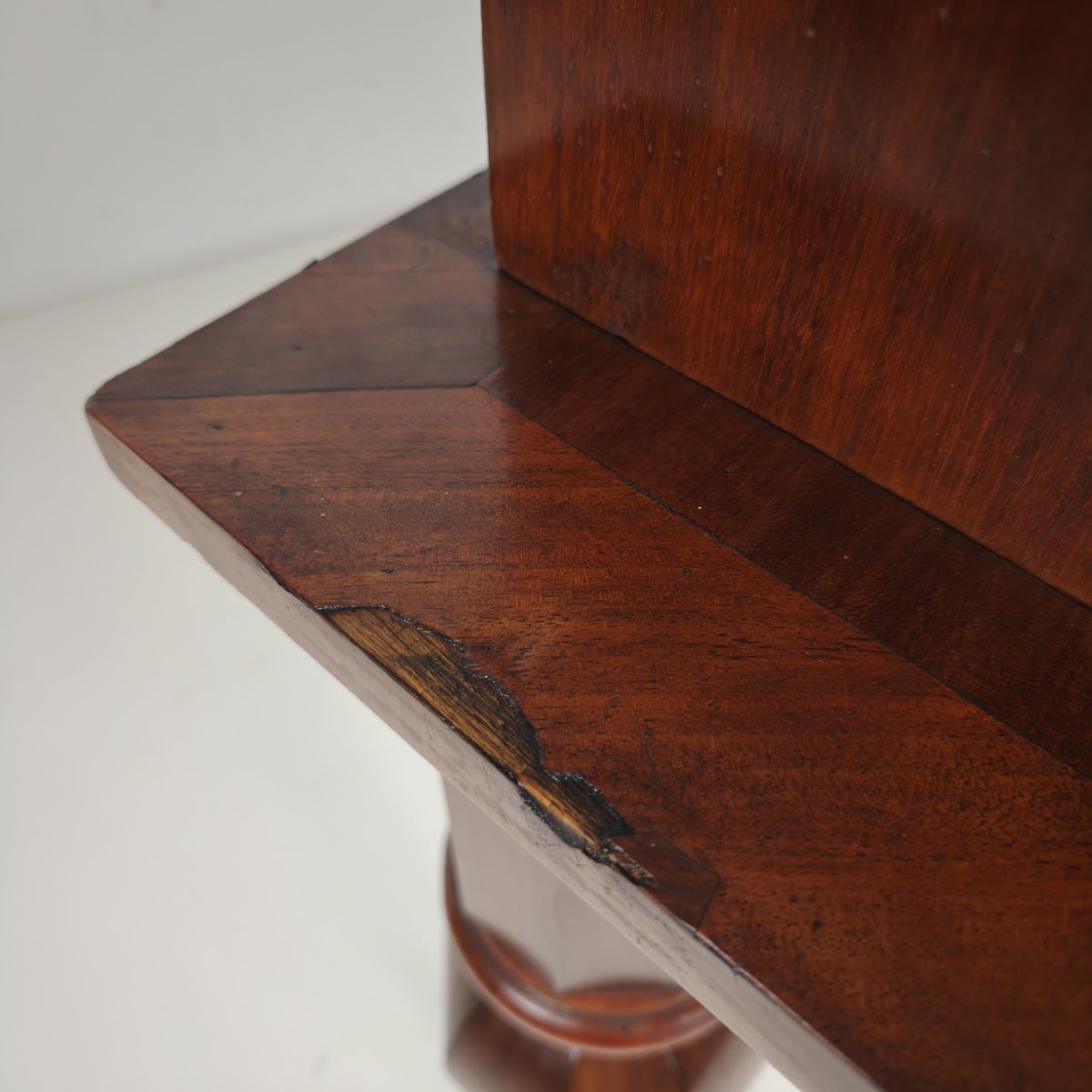 Bureau à écrire en marqueterie allemande du XIXe siècle-photo-3
