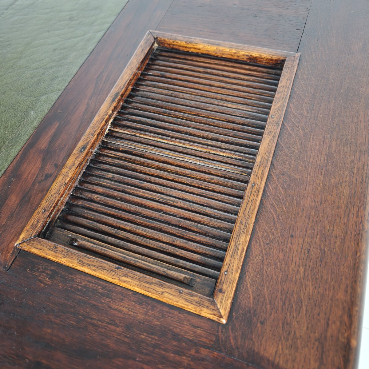 Bureau à cylindre ancien en chêne de Stolzenberg – Bureau à tambour – vers 1880-photo-2
