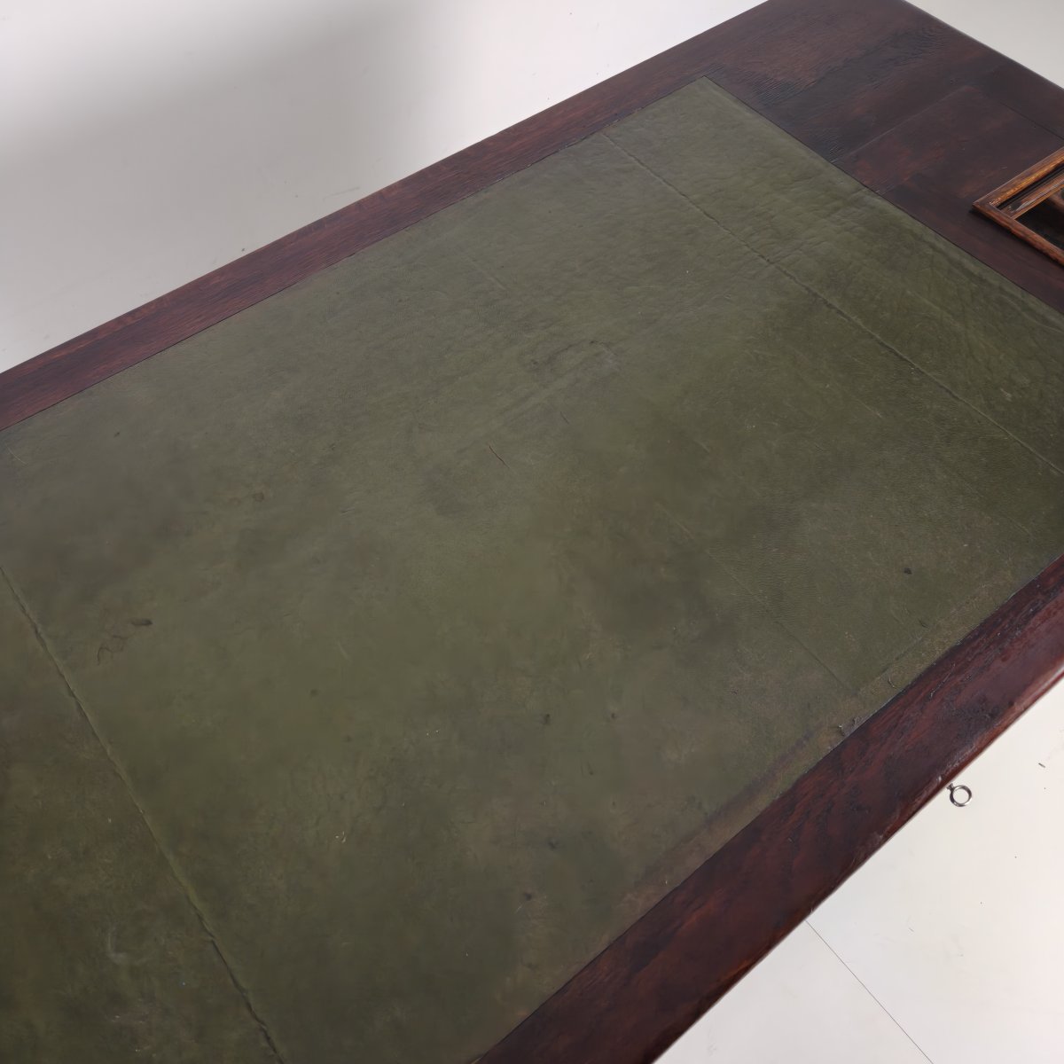 Bureau à cylindre ancien en chêne de Stolzenberg – Bureau à tambour – vers 1880-photo-1