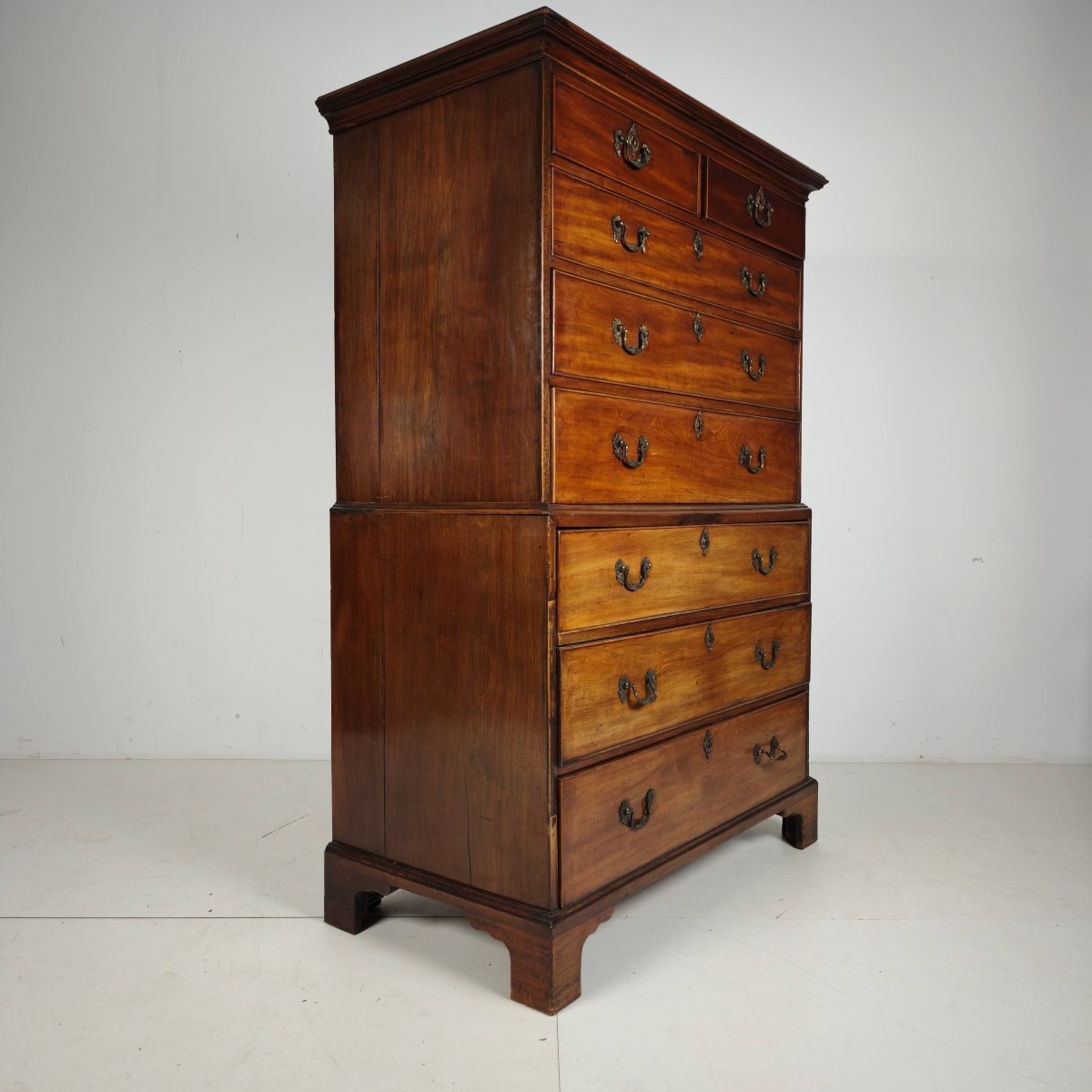 Commode anglaise en acajou de style géorgien, vers 1820-photo-4