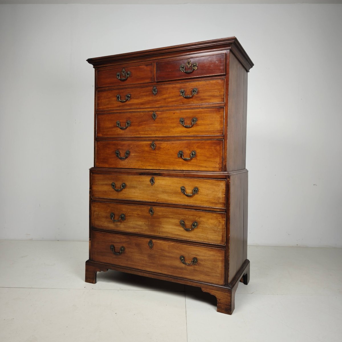 Commode anglaise en acajou de style géorgien, vers 1820-photo-3