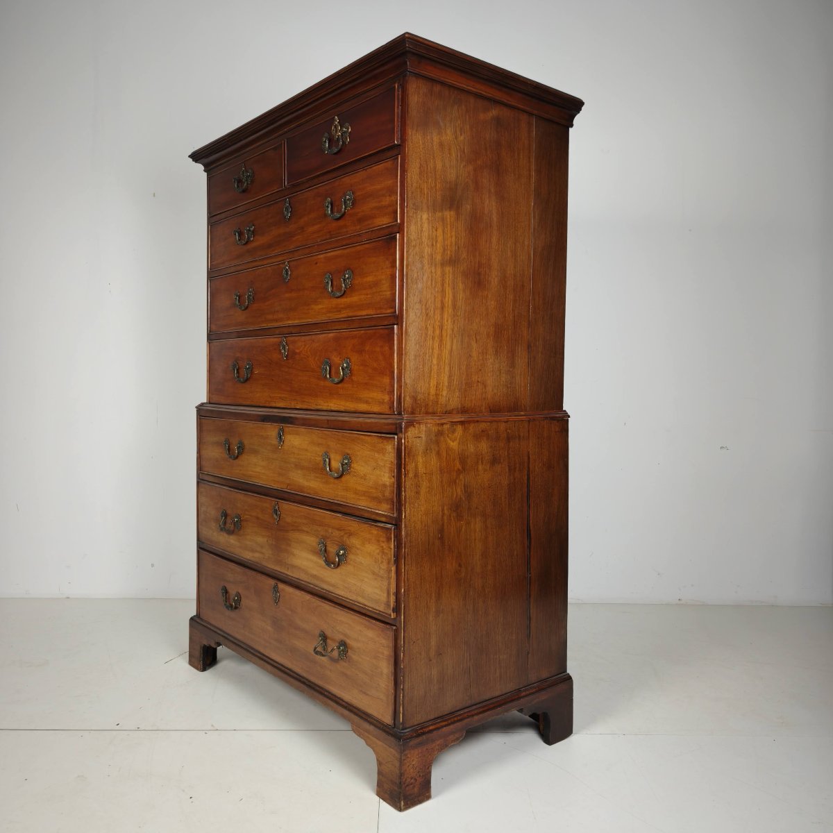 Commode anglaise en acajou de style géorgien, vers 1820-photo-4