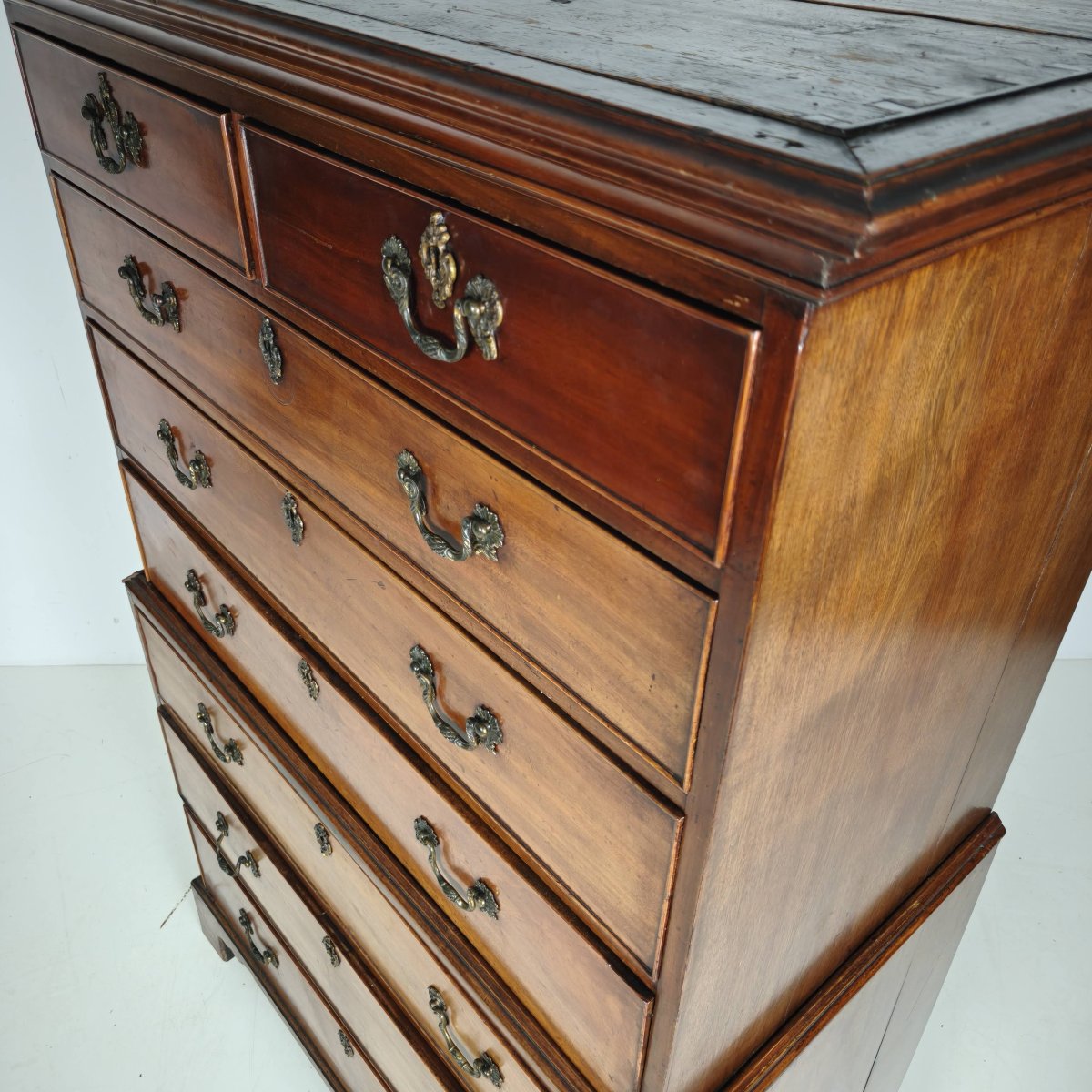 Commode anglaise en acajou de style géorgien, vers 1820-photo-6