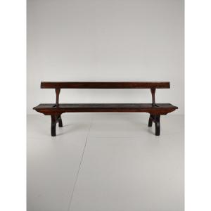 (2) Banc de chemin de fer victorien en pin pitch – Halstead’s Makers, Todmorden