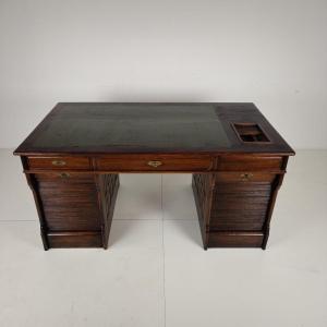 Antique Stolzenberg Oak Cylinder Desk – Drum Desk – Circa 1880