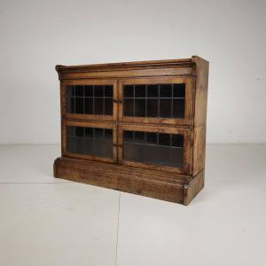 English Oak Bookcase By Minty Library Specialists, Oxford, 1920s