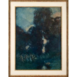Gaston La Touche Antique Wood