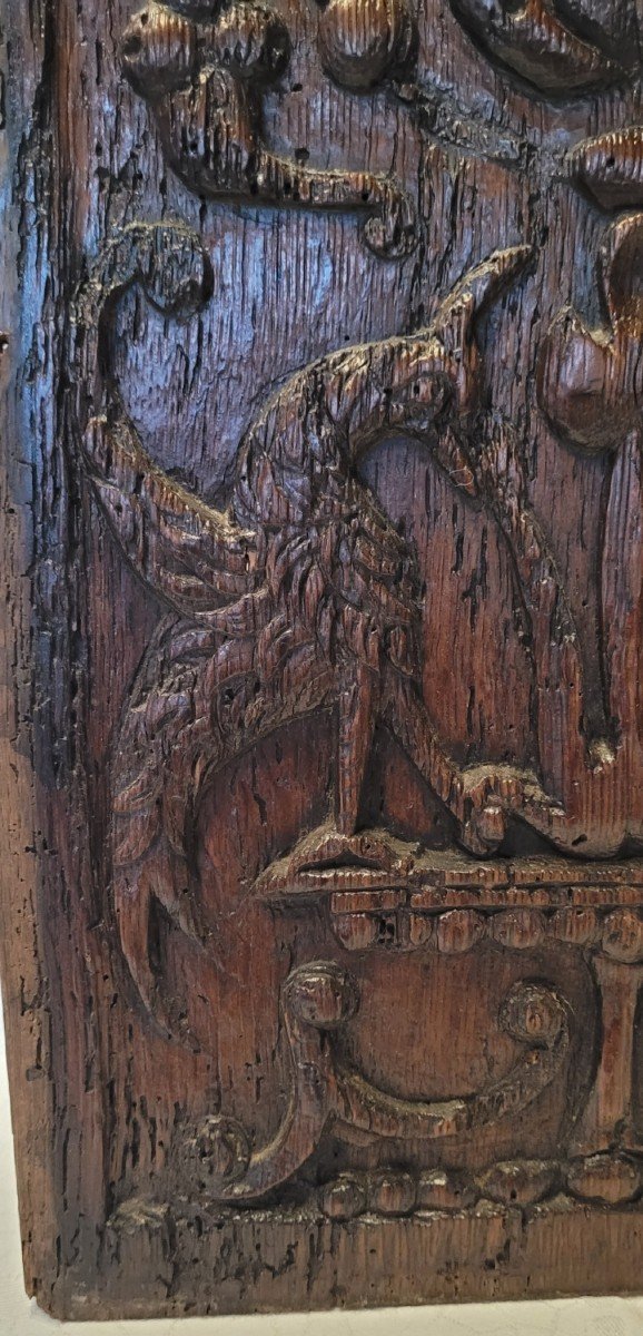 High Period, Carved Wood Panel-photo-4