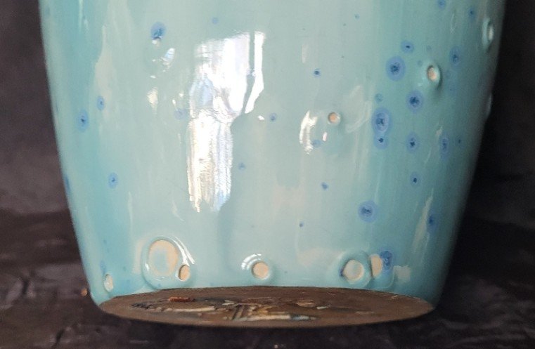 Alfred Renoleau, Glazed Angoulême Earthenware Vase-photo-1