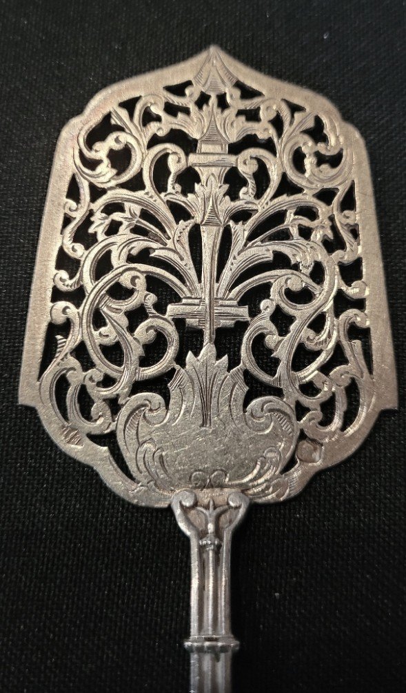Emile Puiforcat: Dessert Service, Minerva Silver, 19th Century-photo-4