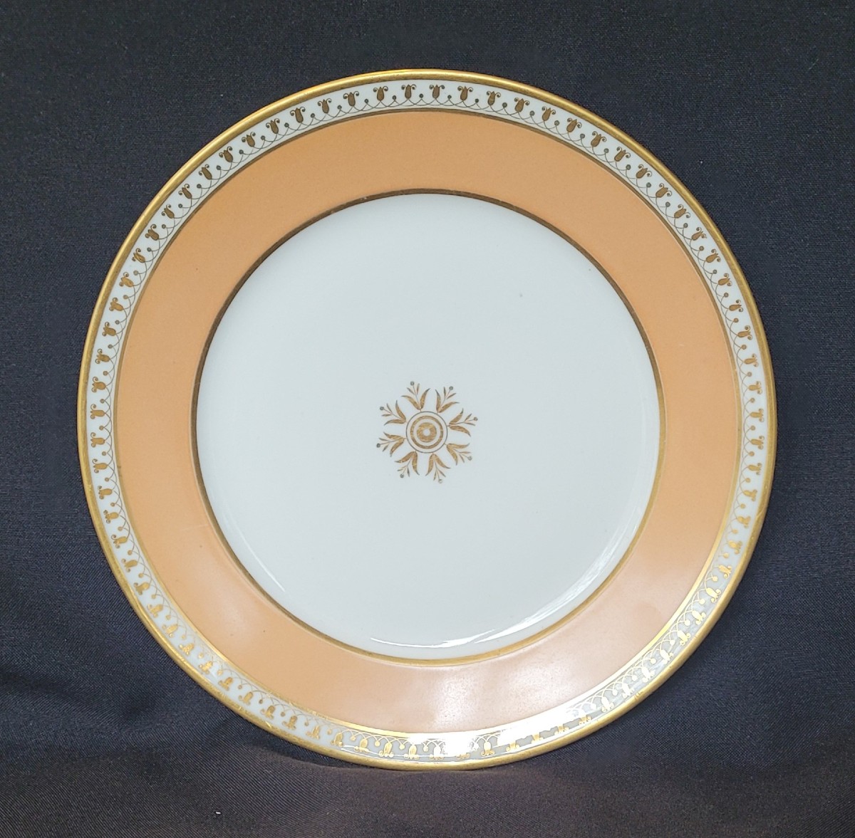 NAST : Assiette porcelaine époque Empire