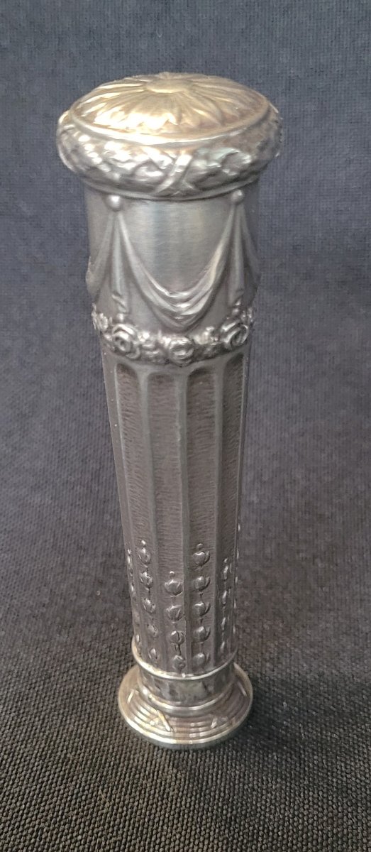 Louis XVI Style Silver Seal Or Stamp, 19th Century-photo-4