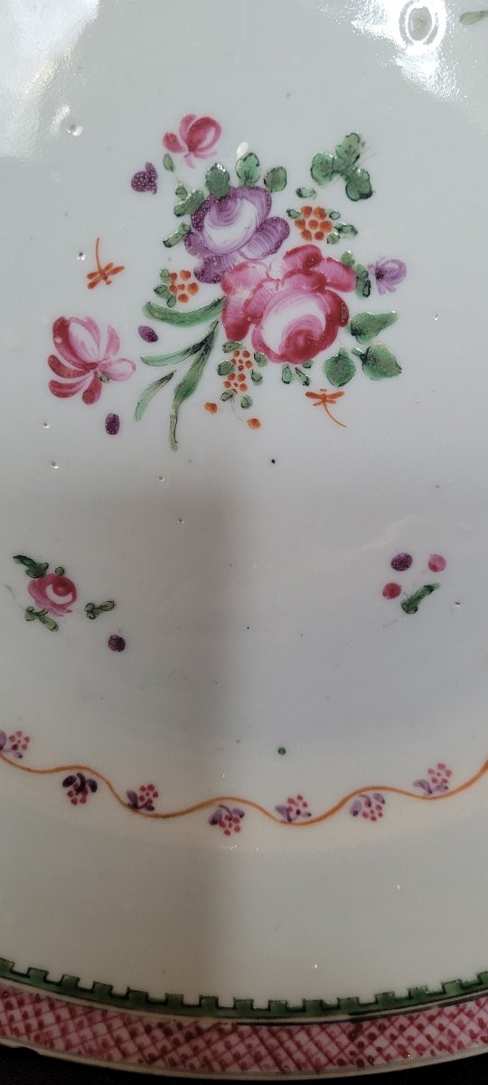 Compagnie des Indes , porcelaine de Chine XVIII ème-photo-4