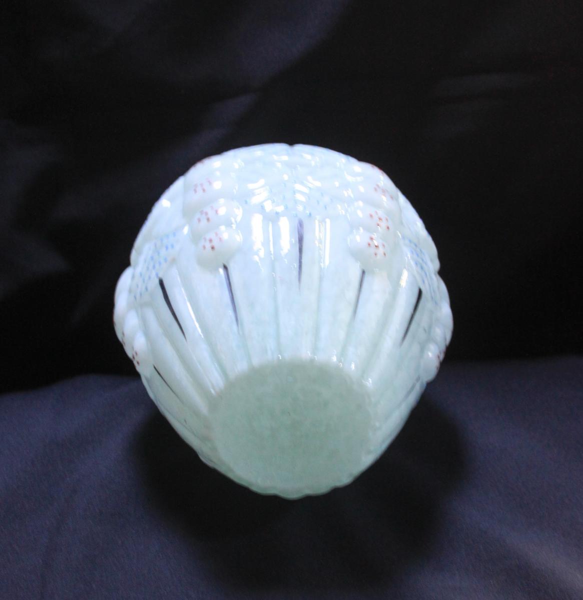 Vase Verre Clichy Pantin 1920-photo-3