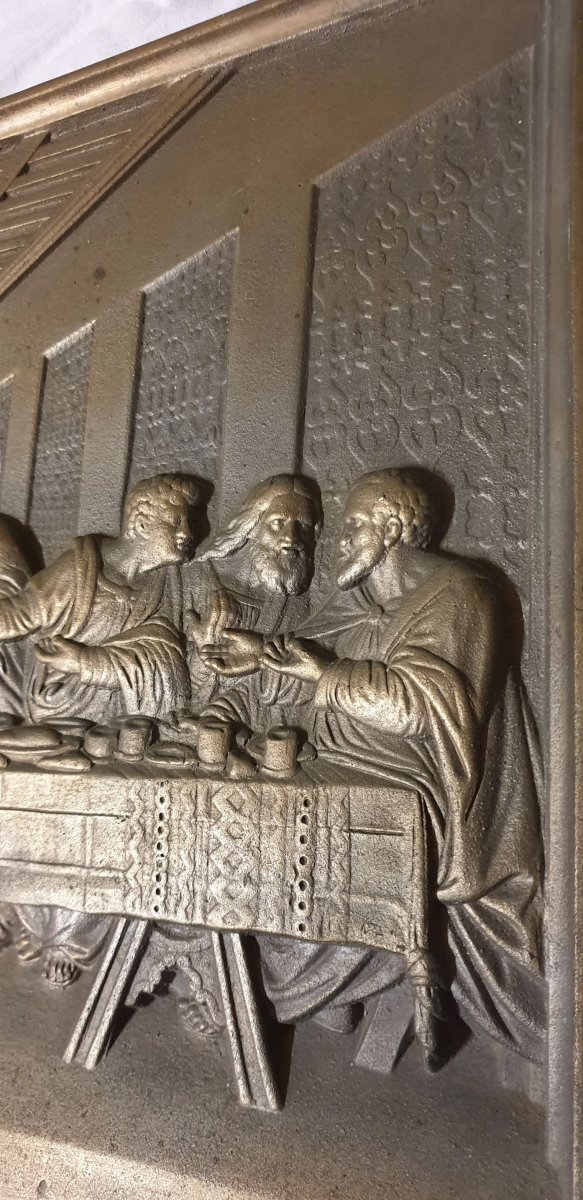 The Last Supper, De Vinci Large Bronze Plate XIX-photo-2