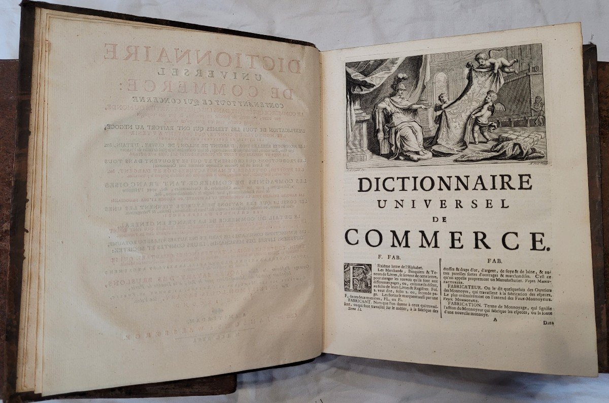 Dictionnaire Universel De Commerce, d'Histoire Naturelle. Philémon-louis Savary. 1726-photo-1
