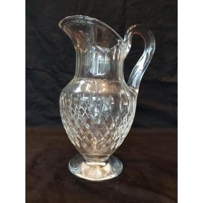 Saint Louis Crystal Water Pitcher