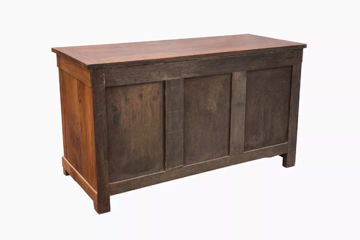 18th-century Solid Walnut Chest Of Drawers From The Restoration Period-photo-8