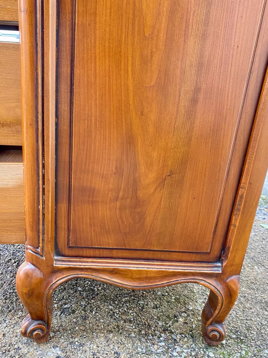 Seven-drawer Chest Of Drawers With Louis XV Style Engraving-photo-7