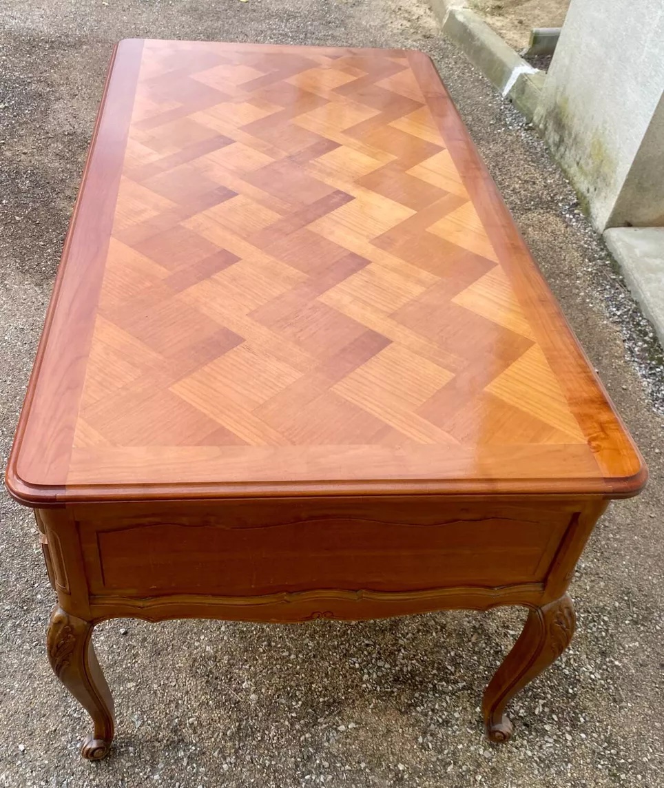 Grand bureau, plat Louis XV -photo-6